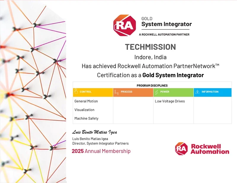 Techmission Certificate